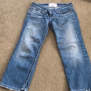 Crop jeans from buckle